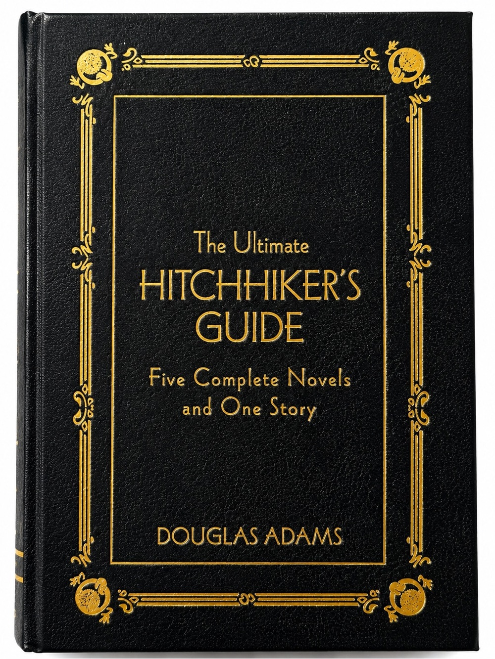 The Ultimate Hitchhiker’s Guide Douglas Adams 2005 Deluxe Leatherett HC Book